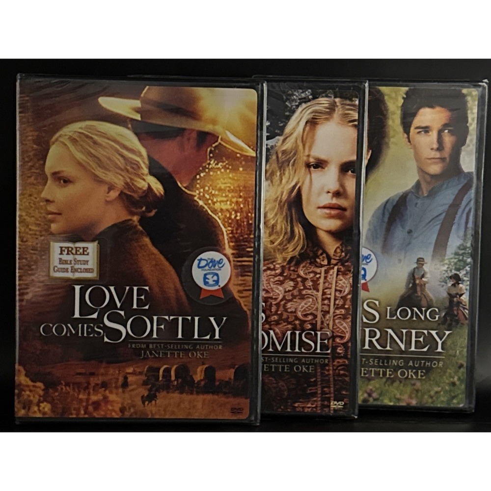 Janette Oke 3 DVD Lot "Love Comes Softly" Series Lot Bundle 1,2,3